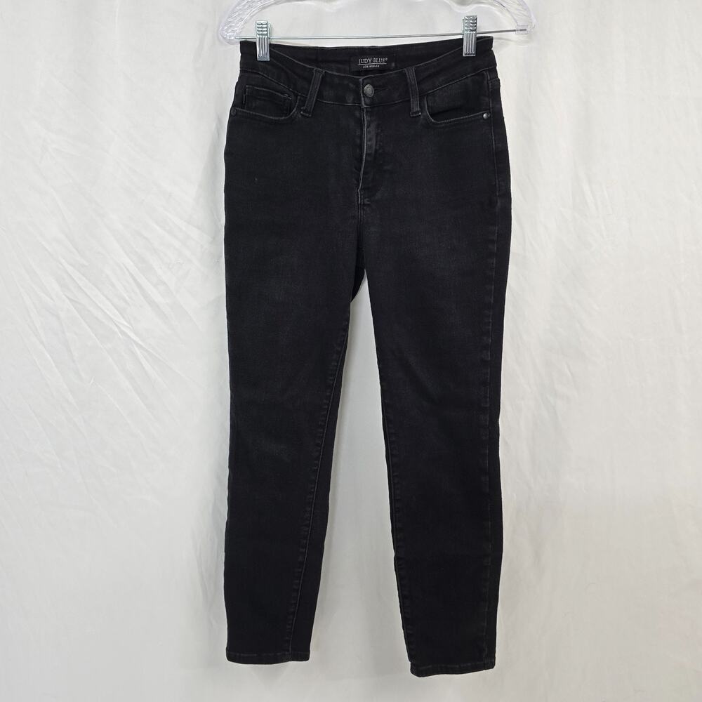 Judy Blue Gracie James Mid Rise Slim Fit Jeans Women's 5/27 Black JB88756
